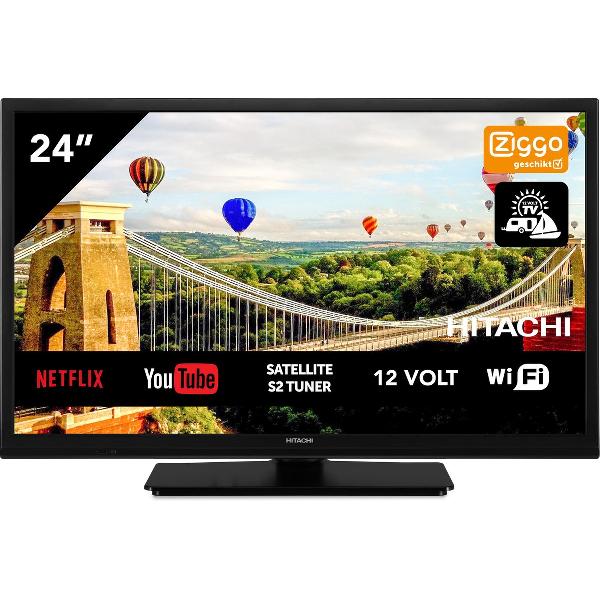 Hitachi 24HE2101 HD Ready 24 inch Smart mobile 12V TV