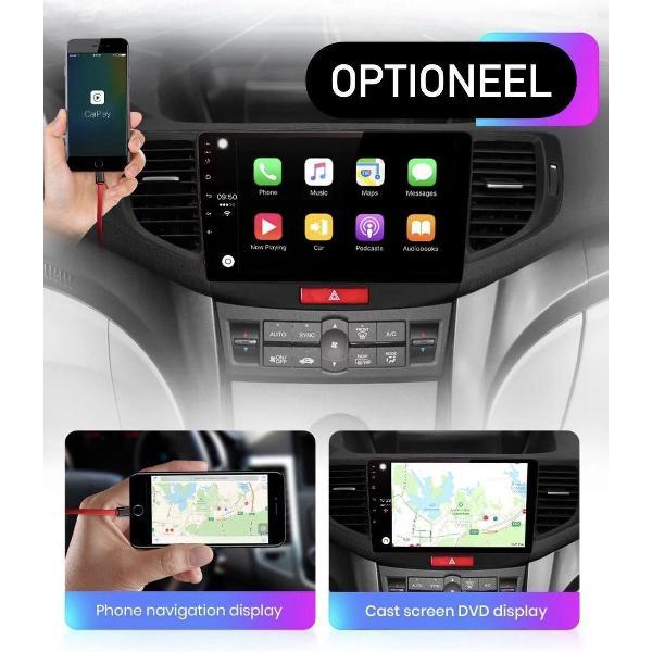 Honda Accord 2008-2012 4G Android 10 navigatie en multimediasysteem autoradio 4+64GB Bluetooth USB WiFi 8core processor DSP