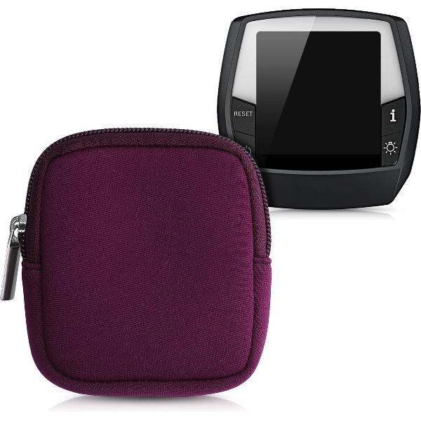 kwmobile hoes voor Bosch Intuvia - Neopreen hoesje voor e-bike display - Beschermende cover in braam