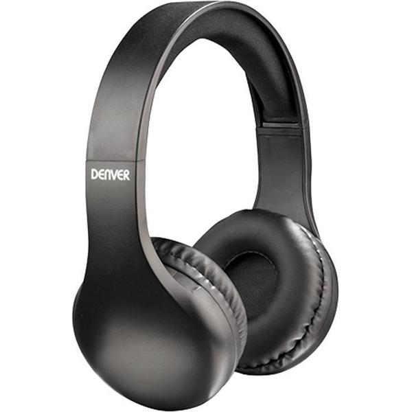 Denver 2 in1 Draadloos Bluetooth & Bedrade Koptelefoon Headphone Zwart