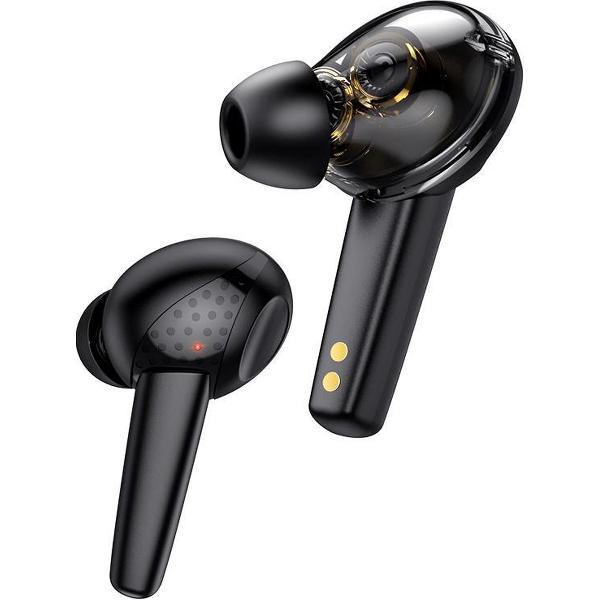 Hoco ES55 – Zwart - Draadloze Oortjes – Headset met Microfoon - Bluetooth Draadloze Oordopjes - - Universeel Earbuds Wireless - Earpods - voor Apple en Samsung (Android)