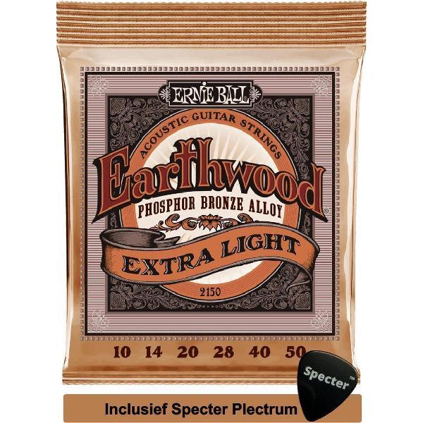 Ernie Ball P02150 snaar voor muziekinstrumenten Gitaar Staal Akoestisch 6 stuk(s) Met Specter Plectrum