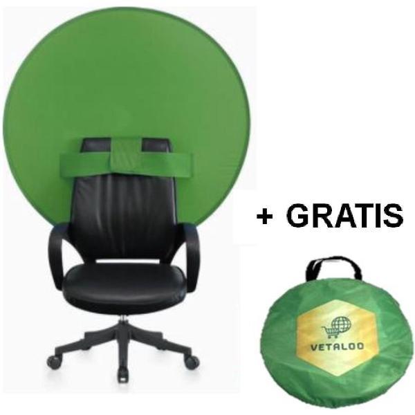Green Screen Ø 105 cm | Uitvouwbare Achtergronddoek | Chromakey | Achtergrondsysteem Bureau | Groen Doek | Greenscreen Inclusief Draagtas | Gaming | YouTube | Vergaderingen |