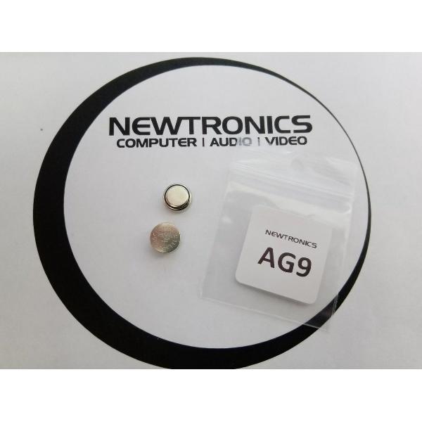 Newtronics AG9/LR936/LR45/SR936W/394 knoopcel batterij - Set van 2 stuks
