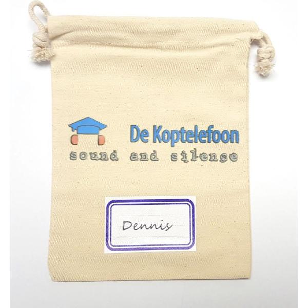 Bewaarzak voor bijvoorbeeld in-ears 10x15cm DKT-katzk1015