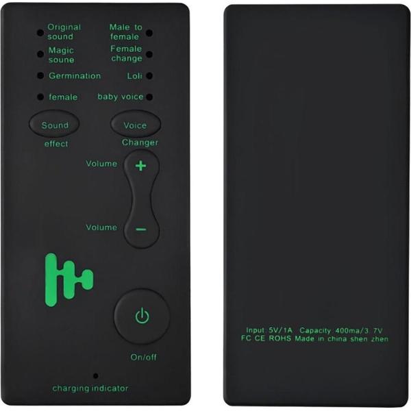 WiseGoods Stemvervormer - Voice Changer - Stemveranderaar voor Bellen - Voice Converter 3,5 mm-interface - 7 Verschillende Opties