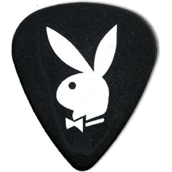 Clayton Playboy plectrums zwart thin 6-pack
