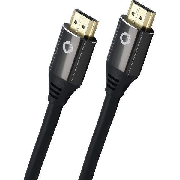 Oehlbach Black Magic Evolution MKII 48 Gbps HDMI Kabel 3m zwart