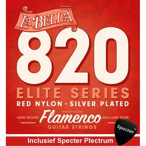 La Bella Pro Gitaarsnaren Voor De Klassieke Gitaar Met Specter Plectrum | Snarenset | Klassiek | Nylon