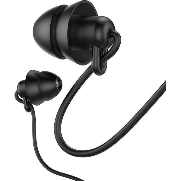Hoco Mini In-Ear Silicone Slaap Oordopjes 3.5mm - Zwart