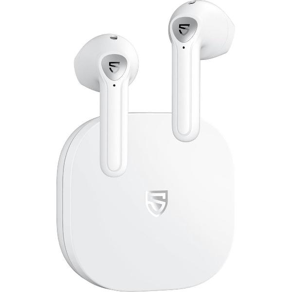 SoundPEATS TrueAir2 Draadloze hoofdtelefoon, in-ear bluetooth hoofdtelefoon, 4 microfoons,Bluetooth 5.2, 25 uur looptijd, touch control, type C snel opladen, draadloze oordopjes met krachtige bass.