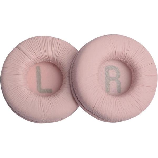 Luxe Lederen Oorkussen Set Voor JBL Tune 600 600BTNC 500 500BT T500 T500BT T450 T450BT JR300BT - Vervangende Koptelefoon Earpads - Oor Kussens - Ear Pads - Oorkussens Met Noise Cancelling Memory Foam Binnenlaag - Roze