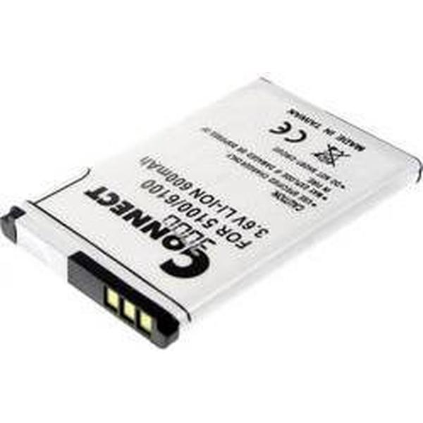 Connect 3000 B6551 BL-4C Camera-accu Vervangt originele accu BL-4C 3.7 V 700 mAh