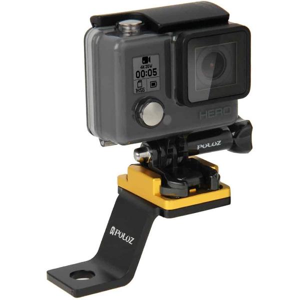 PULUZ vaste metalen motorfiets houder voor GoPro NIEUWE HERO / HERO6 / 5/5 sessie / 4 sessie / 4/3 + / 3/2/1, Xiaoyi en andere actiecamera's (goud)