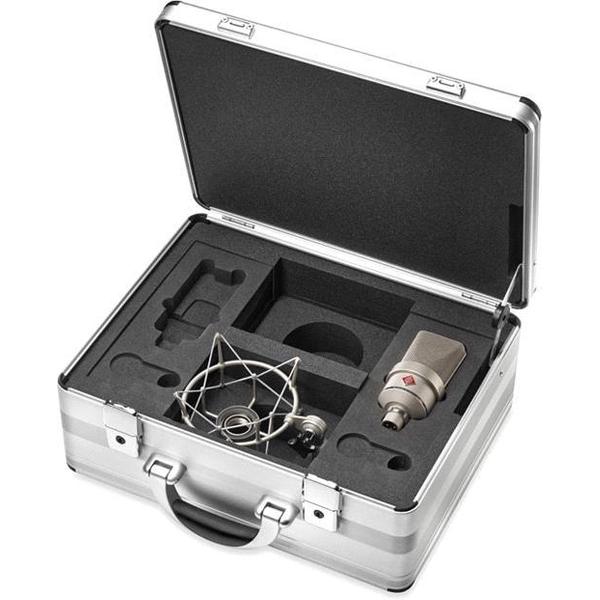 Neumann TLM 103 Mono Set - nickel - Studio microfoon, grootmembraam + EA-1 shockmount, in aluminium koffer, nickel