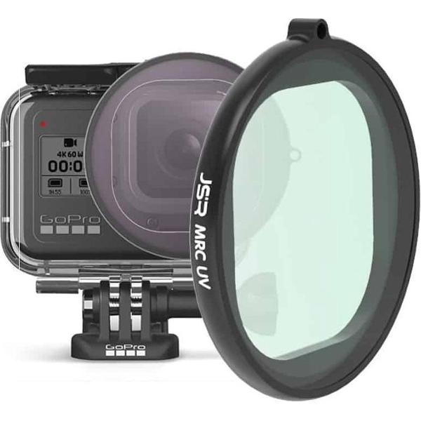 JSR ronde behuizing UV-lensfilter voor GoPro HERO8 Black