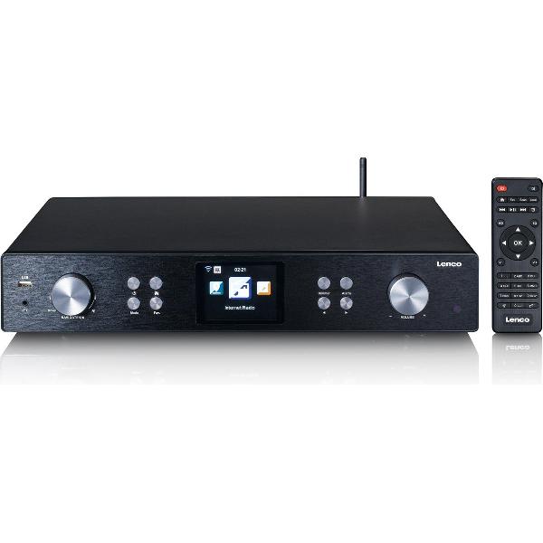 Lenco DIR-250BK - Radio - Internet radio - DAB+ en MP3 speler - Zwart