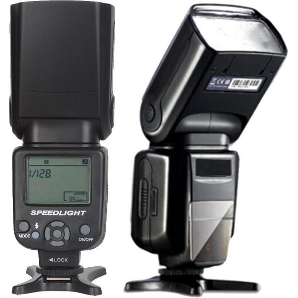 TechU™ Professionele Studioflitser voor Camera F8 – Verstelbare Flitser – Sluitertijd 1/20000s – 100 ISO 180mm – Geschikt voor Nikon, Canon, Pentax en Olympus