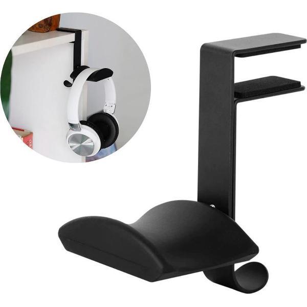 Headset houder | Headset haak | Koptelefoon houder | Hoofdtelefoon haak | Zwart