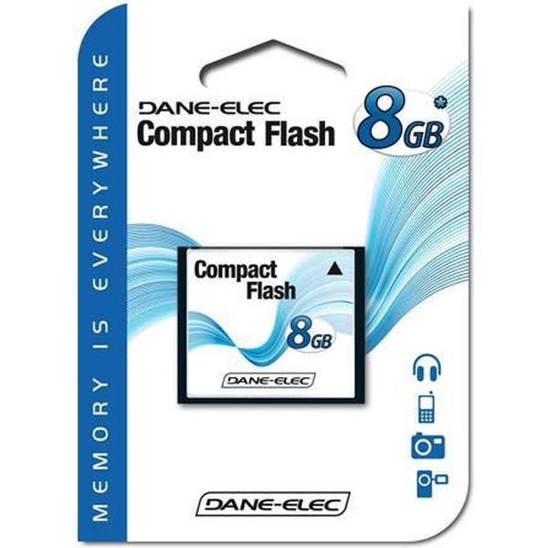 Dane-Elec 8GB Compact Flash 8GB CompactFlash flashgeheugen