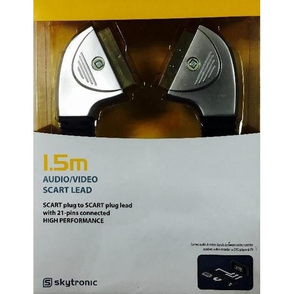 Hi-End SCART kabel 21-pen - 24k verguld-1.50 meter