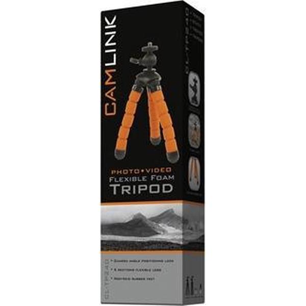 CamLink CL-TP240 Digitaal/filmcamera Zwart, Oranje tripod