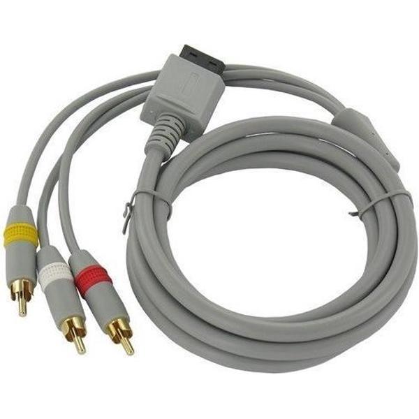 Wii AV kabel met 3 Tulp stekkers