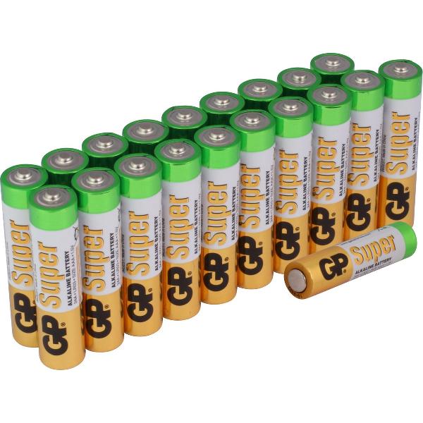 GP Super Alkaline AAA batterijen - 20 stuks