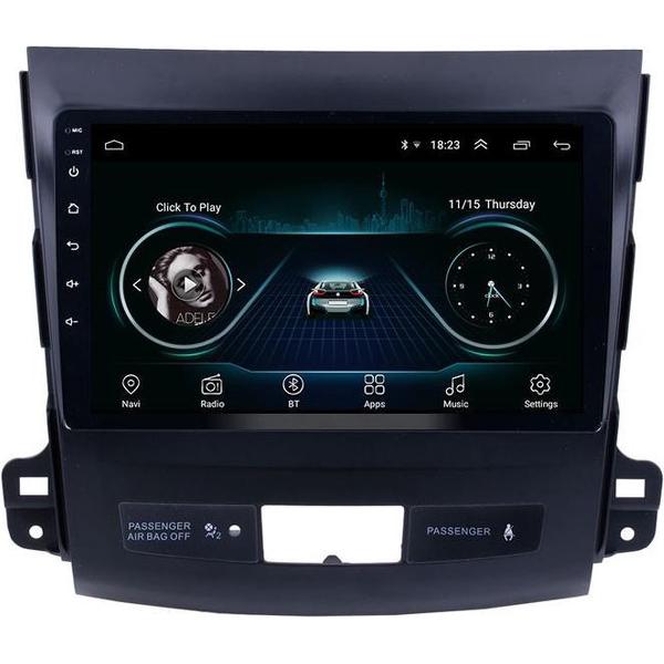 Navigatie radio Mitsubishi Outlander 2006-2014, Android 8.1, Apple Carplay, 9 inch scherm,