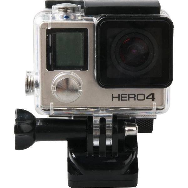 Motorcycle achteruitkijkspiegel CNC aluminiumlegering Stent Vaste beugel houder voor GoPro NIEUWE HERO / HERO6 / 5/5 sessie / 4/3 + / 3/2/1, Xiaomi Xiaoyi, SJCAM Camera (zwart)