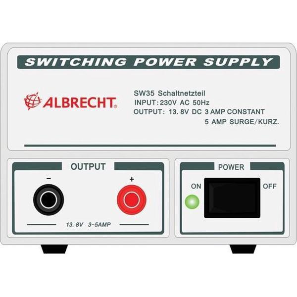 Albrecht SW 35 Binnen Wit netvoeding & inverter