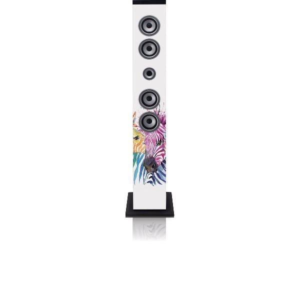 Ices IBT-6 - Bluetooth speaker toren - Zebra