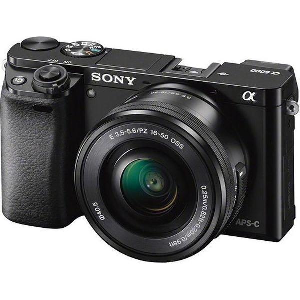 Sony A6000 + E PZ 16-50mm f/3.5-5.6 OSS - Zwart