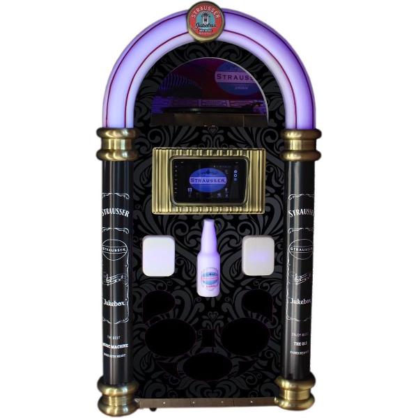 Strausser Jukebox Black Flowers