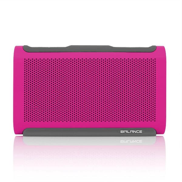 Braven Balance Bluetooth Speaker- Raspberry Red/Gray