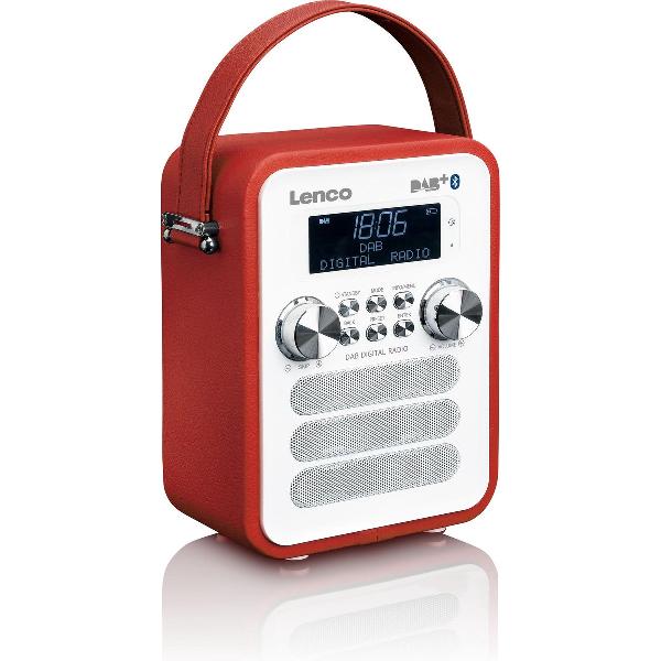 Lenco PDR-050 - Draagbare radio DAB+ - Rood