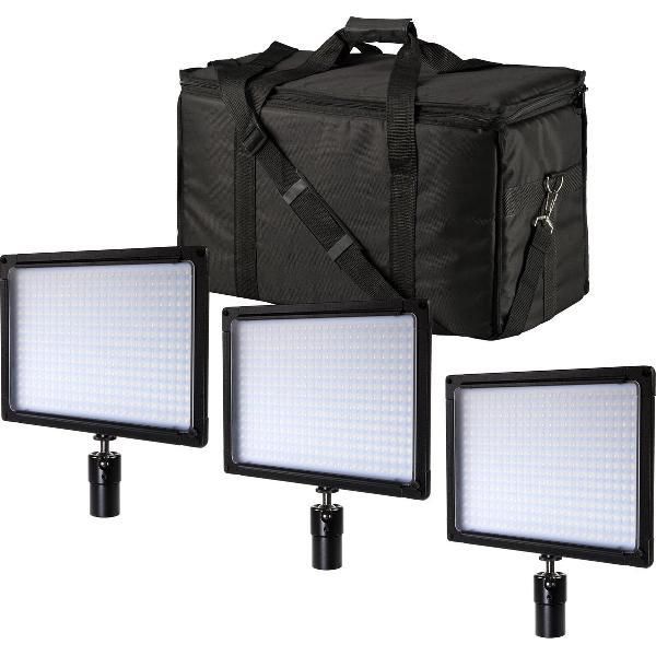 Bresser Studio Continu Lamp SH-360A Bi-Color LED Set (3x LED)