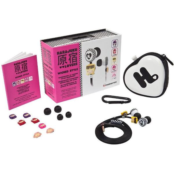 Monster Harajuku Lovers In-Ear Headphones Wicked Style