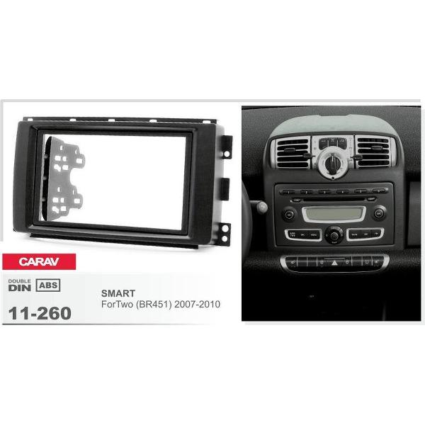 2-DIN SMART ForTwo (BR451) 2007-2010 inbouwpaneel Audiovolt 11-260