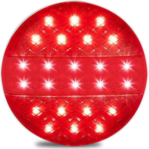 Achterlicht 12/24V 3 functies 140mm STF LED