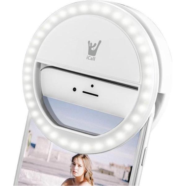 Ringlamp - Selfie Ring Light - Ring Lamp Universeel voor Smartphone - voor TikTok, Instagram en Facebook