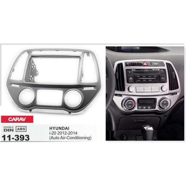 2-DIN HYUNDAI i-20 2012-2014 (Auto Air-Conditioning) frame Audiovolt 11-393