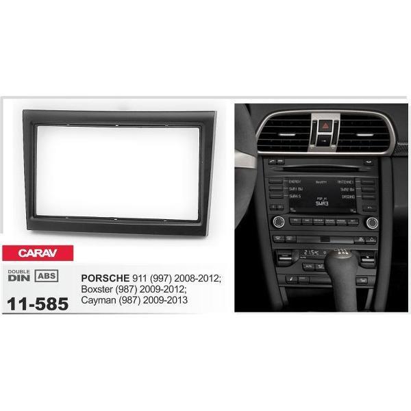 2-DIN PORSCHE 911 (997) 2008-2012); Boxster (987) 2009-2012; Cayman (987) 2009-2013 afdeklijst / installatiekit Audiovolt 11-585