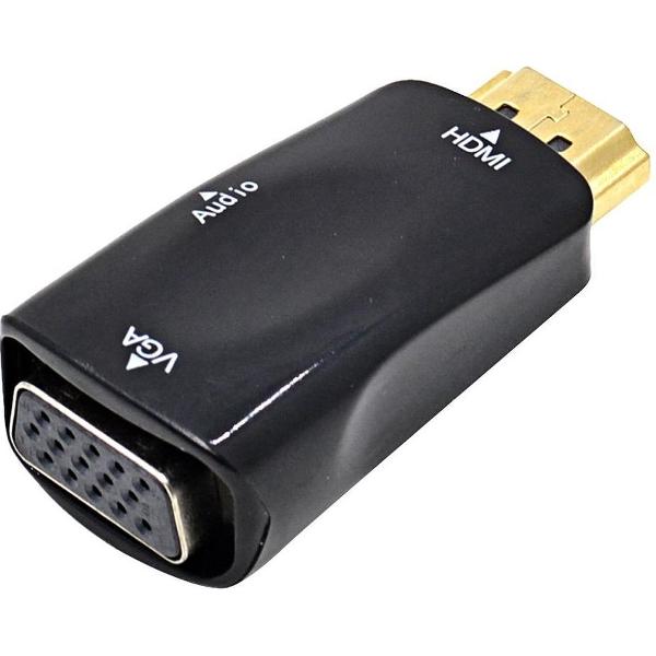 HDMI naar VGA Adapter met stereo audio kabel converter taps