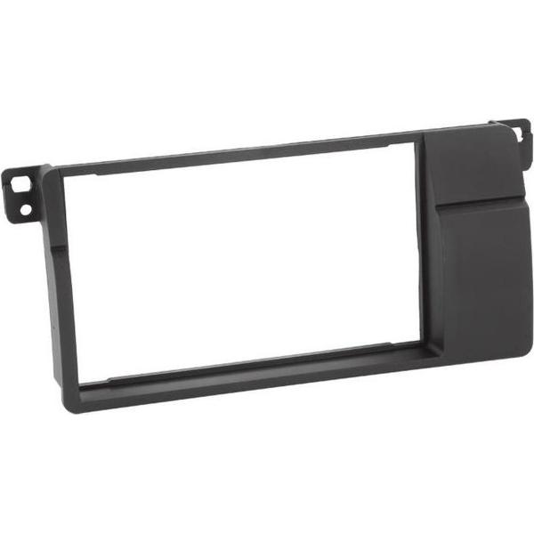 2-DIN paneel BMW 3 (E46) 1998->2007 zwart
