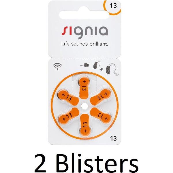 12 Stuks (2 Blisters a 6 st) Siemens Signia Hearing Aid 13MF