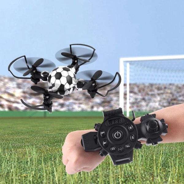 Nieuwste trend: Sky Drone om je pols / Voetbal opvouwbare Mini Drone / 2.4 Ghz Horloge Remote control / Mini Drone zonder Camera / RC Quadcopter