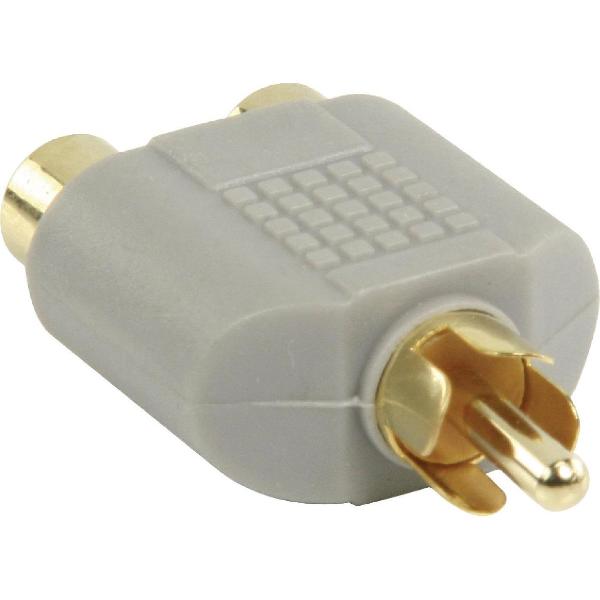 Bandridge Subwoofer/Tulp mono (m) - Tulp stereo (v) audio adapter