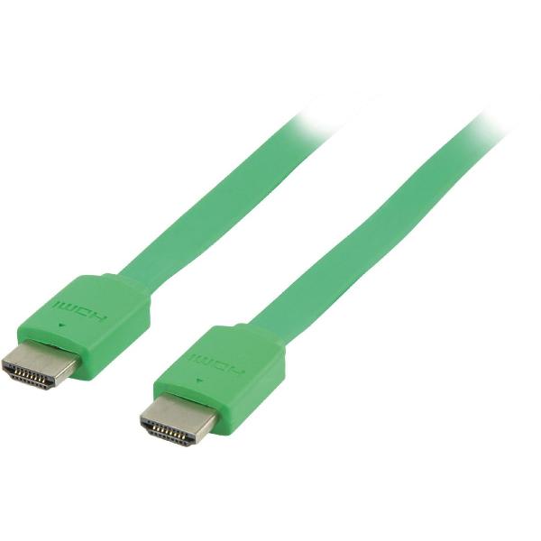 Valueline - 1.4 High speed HDMI kabel - 2 m - Groen