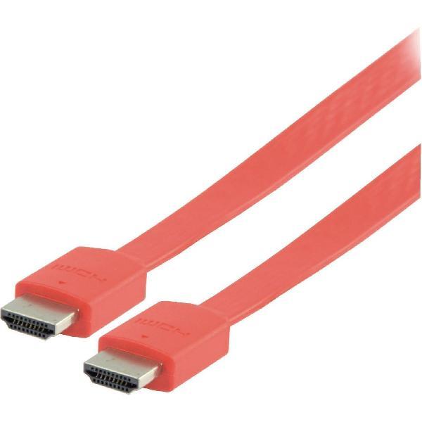 Valueline - 1.4 High Speed HDMI kabel - 2 m - Rood